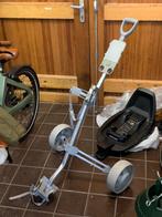 Golftrolley, 2-wiel, inklapbaar, in goede staat, Sport en Fitness, Golf, Golfkar, Gebruikt, Ophalen