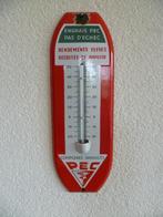 EMAILLE DEUR POSTJE THERMOMETER"PEC"UIT JAREN 50, Verzamelen, Merken en Reclamevoorwerpen, Reclamebord, Gebruikt, Ophalen of Verzenden