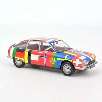1:18  Citröen GS 1972 ''Flags''  -  Norev beschikbaar voor biedingen