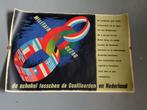 Mooie orginele affiche militair gezag, Verzamelen, Militaria | Tweede Wereldoorlog, Ophalen of Verzenden