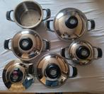 Pannen set AMC, Ophalen, Zo goed als nieuw, Rvs, Pannenset