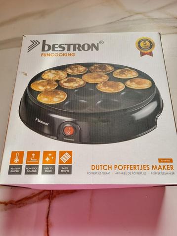 Bestron Poffertjespan Zwart Nieuw  beschikbaar voor biedingen