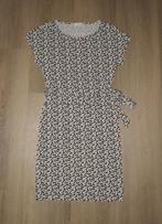 NIEUW Jurk ecru zwart aapjes | 36 | Tom Tailor, Kleding | Dames, Zwart, Nieuw, Knielengte, Maat 36 (S)