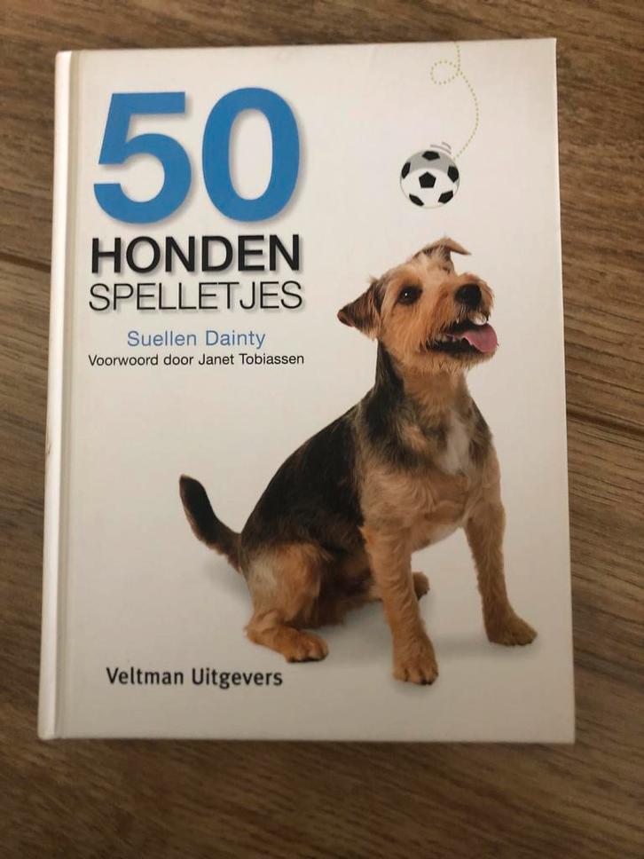 50 Hondenspelletjes - Suellen Dainty, Boeken, Dieren en Huisdieren, Zo goed als nieuw, Ophalen of Verzenden