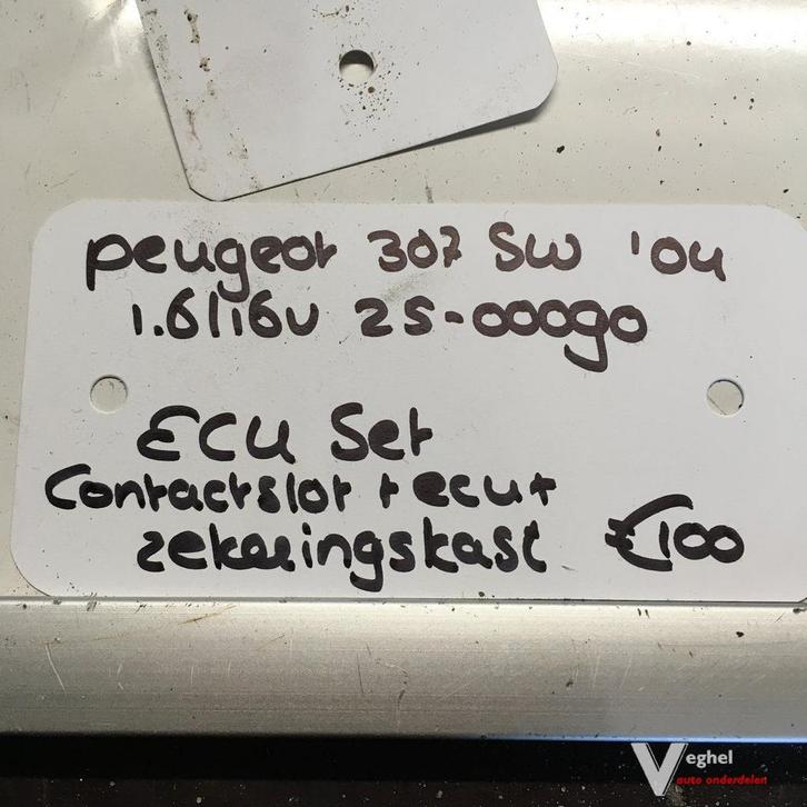 Peugeot 307 sw  2004  1.6 16v 2500090  Ecu  96 574 998 80 se, Auto-onderdelen, Elektronica en Kabels, Gebruikt, Ophalen of Verzenden