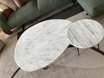 Marmeren salontafel set beschikbaar voor biedingen