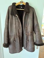 Bruine Lammy leren coat uit Uruguay maat 42/44, Ophalen of Verzenden, Zo goed als nieuw, Maat 42/44 (L), Bruin