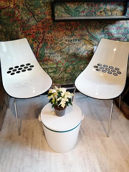 2 ITALIAANSE DESIGN STOELEN GALIGARIS JAM TOPSTAAT VERKEREND, Antiek en Kunst, Kunst | Designobjecten, Ophalen