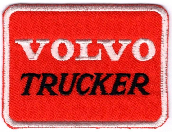 Volvo Trucker stoffen opstrijk patch embleem #1, Verzamelen, Automerken, Motoren en Formule 1, Nieuw, Auto's, Ophalen of Verzenden