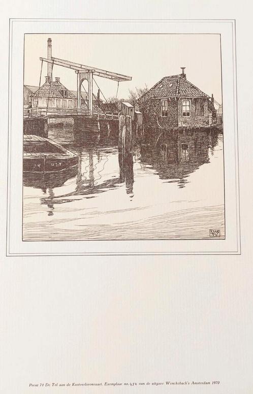AMSTERDAM .... 750 jaar ... Tol Kostverlorenvaart ..., Antiek en Kunst, Kunst | Tekeningen en Foto's, Ophalen of Verzenden