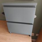 Groene Malm Nachtkastjes (2 stuks), Huis en Inrichting, Kasten | Ladekasten, Ophalen, Overige materialen, Minder dan 50 cm, Gebruikt