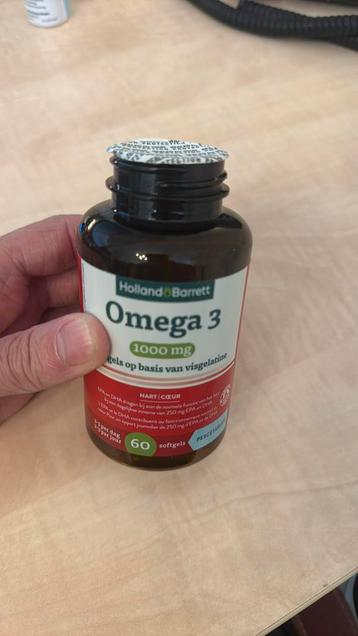 Ongeopende pot Omega 3 1000mg beschikbaar voor biedingen