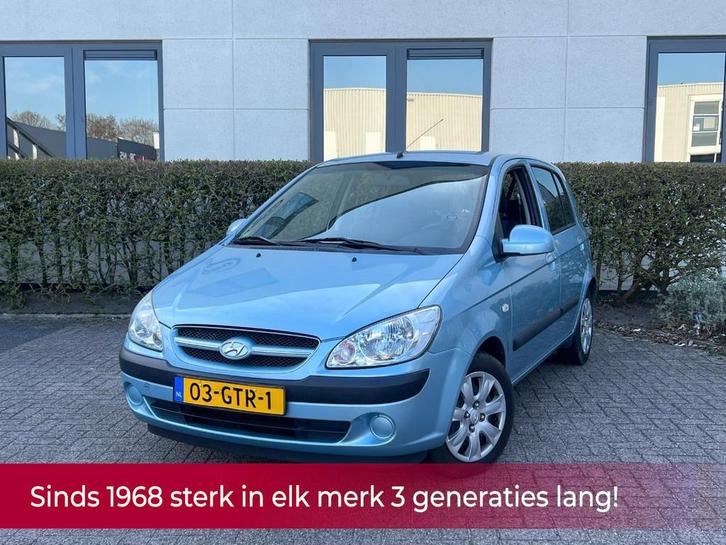 Hyundai Getz 1.1i Active Young 5 deurs! NL AUTO NAP! DEALER, Auto's, Hyundai, Bedrijf, Te koop, Getz, ABS, Airbags, Centrale vergrendeling