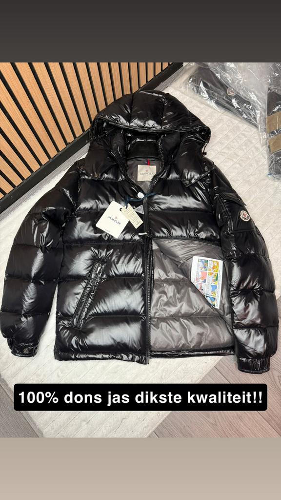 Moncler maya jas 100% dons, Ophalen of Verzenden, Nieuw, Zwart
