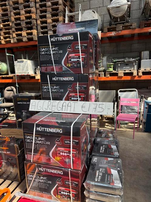UITVERKOOP HUTTENBERG GENERATOREN, Doe-het-zelf en Verbouw, Aggregaten, Nieuw, Ophalen