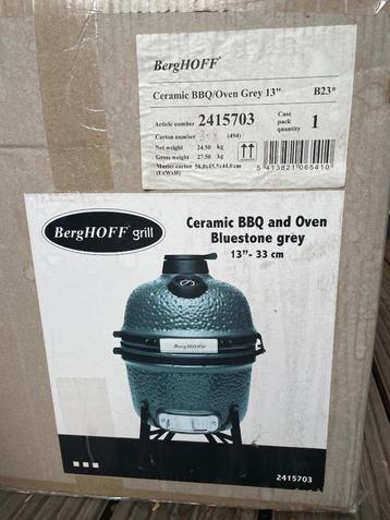 Berghoff grill keramische bbq en oven grijs nieuw beschikbaar voor biedingen