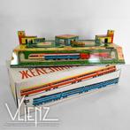 Vintage, retro blikken treinbaan Russisch speelgoed blik, Antiek en Kunst, Ophalen of Verzenden