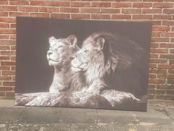 Grote canvas schilderij beschikbaar voor biedingen