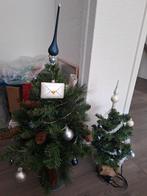 2 opgetuigde kerstboompjes met verlichting, Ophalen, Nieuw