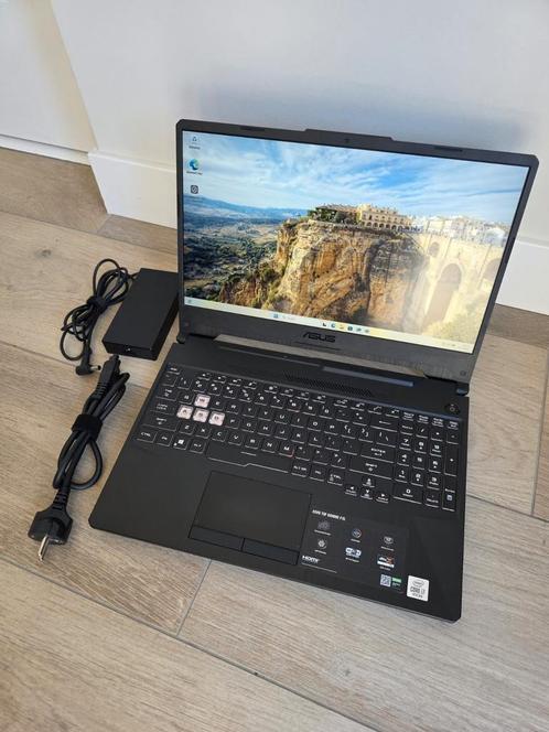 Asus TUF Laptop - i7-10750H - 16GB DDR4 - 512GB - GTX1650, Computers en Software, Windows Laptops, Gebruikt, 15 inch, SSD, Gaming