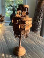 Windlicht met roest schijfjes - Nieuw, Bruin, Nieuw, Ophalen of Verzenden, Metaal