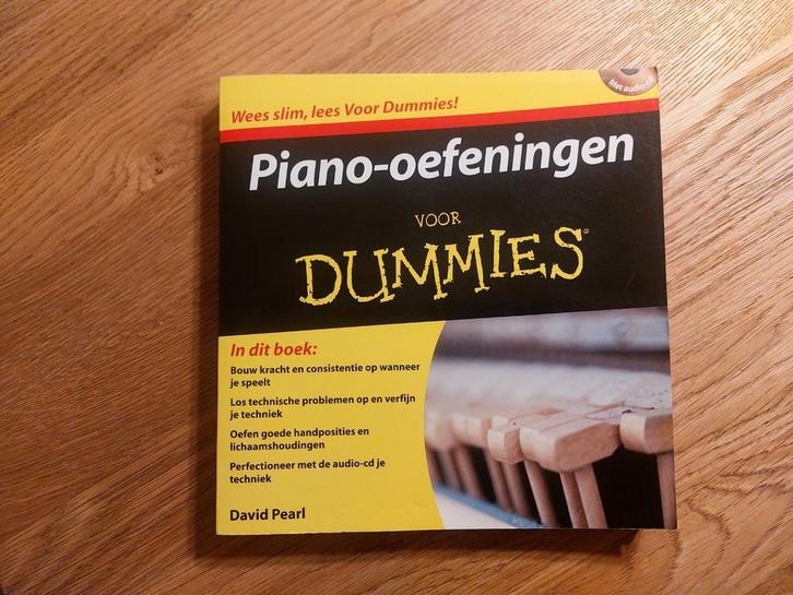 D. Pearl - Piano-oefeningen voor Dummies, Boeken, Hobby en Vrije tijd, Zo goed als nieuw, Tekenen en Schilderen, Ophalen of Verzenden