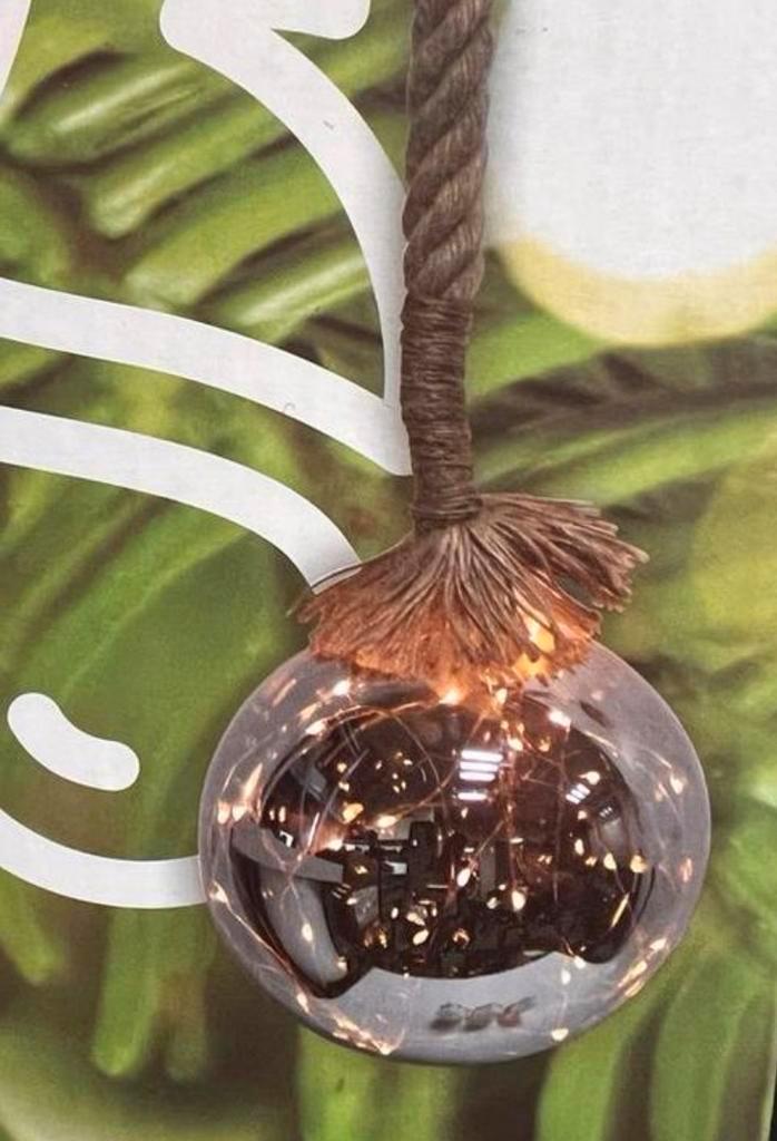 Tuinland glazen bal met verlichting - Nieuw in verpakking, Diversen, Kerst, Nieuw, Ophalen of Verzenden