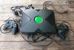 Xbox Orginal, Spelcomputers en Games, Spelcomputers | Xbox Original, Ophalen of Verzenden, Gebruikt, Met 2 controllers, Met games