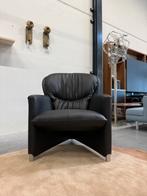 2 Nieuw Leolux Excalibur Fauteuil zwart leer Design stoel, Huis en Inrichting, Fauteuils, Leolux, Nieuw, Ophalen of Verzenden
