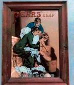 Spiegel Pears soap.
32,5 x 25 cm, Antiek en Kunst, Ophalen of Verzenden, Rond, Minder dan 50 cm, Minder dan 100 cm