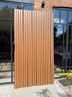 Teak Composiet Rhombus wandplanken 140x290 cm, Tuin en Terras, Palen, Balken en Planken, Ophalen, Zo goed als nieuw, 250 cm of meer