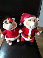Ah hamsters kerstman en kerstvrouw 28 cm Super leuk om kado, Nieuw, Overige typen, Ophalen of Verzenden