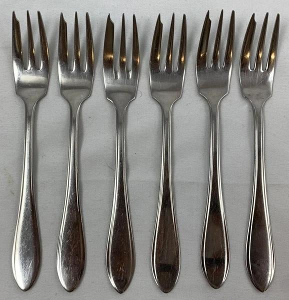 Gero Zilmeta 718 Puntfilet 6 Gebakvorkjes 14cm Vintage, Coolsingel 104, 3011 AG Rotterdam, Netherlands, Verzenden, Zo goed als nieuw