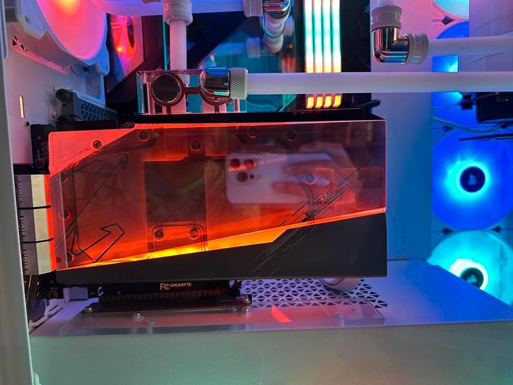 Gigabyte RTX 3090 Aorus xtreme waterforce WB, Computers en Software, Videokaarten, Zo goed als nieuw, Nvidia, PCI-Express 4.0