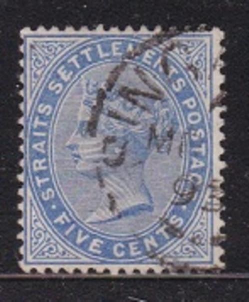 2898 – Straits Settlements michel 37 gestempeld , koningin V, Postzegels en Munten, Postzegels | Azië, Gestempeld, Zuidoost-Azië