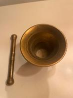 Antieke Bronzen Vijzel met Stamper, Ophalen of Verzenden, Brons