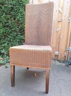 In zeer goede staat Lloyd Loom stoelen, Huis en Inrichting, Stoelen, Ophalen, Bruin, Riet of Rotan, Zo goed als nieuw