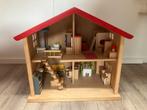 Goki Poppenhuis met Meubels - Compleet!, Kinderen en Baby's, Speelgoed | Poppenhuizen, Ophalen, Gebruikt, Poppenhuis