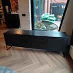 WOOOD Silas TV Meubel - Zwart Essenhout - Zo Goed Als Nieuw, Ophalen