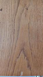 Eettafel eikenhout met stalen poten, Huis en Inrichting, Ophalen, Gebruikt, 75 m² of meer, Laminaat