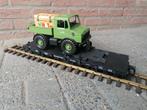 Lgb schaal wagon met lgb Unimog in perfecte staat, Gelijkstroom, Wagon, Ophalen of Verzenden, Zo goed als nieuw