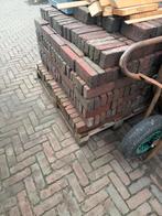7m2 bestrating rode klinkers 40x200mm, Tuin en Terras, Ophalen, Gebruikt, Klinkers, 5 tot 10 m²