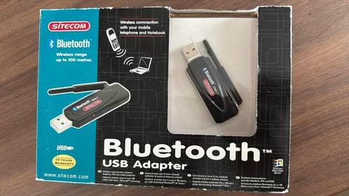 Sitecom Adapter Bluetooth USB Dongel Class 1, Computers en Software, Netwerkkaarten, Gebruikt, Extern, Ophalen of Verzenden