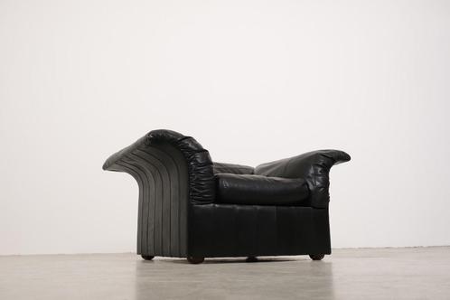 Luigi Massoni loungestoel voor Poltrona Frau, Huis en Inrichting, Fauteuils, Gebruikt, Leer, 100 tot 125 cm, 75 tot 100 cm, Ophalen