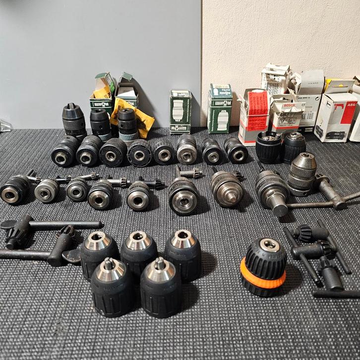 Professionele Jacobs Makita /Röhm, Bosch Snelspankoppen, Doe-het-zelf en Verbouw, Gereedschap | Boormachines, Nieuw, Boor- en Schroefmachine