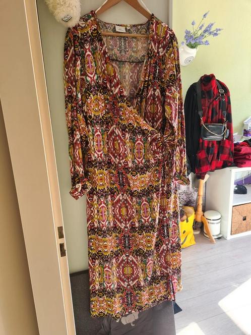 Only carmakoma overslagjurk maat 46 ZGAN, Kleding | Dames, Jurken, Zo goed als nieuw, Maat 46/48 (XL) of groter, Overige kleuren