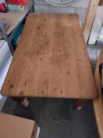 Antiek grenen salontafel met 1 lade, Huis en Inrichting, Tafels | Salontafels, 50 tot 100 cm, Minder dan 50 cm, 100 tot 150 cm