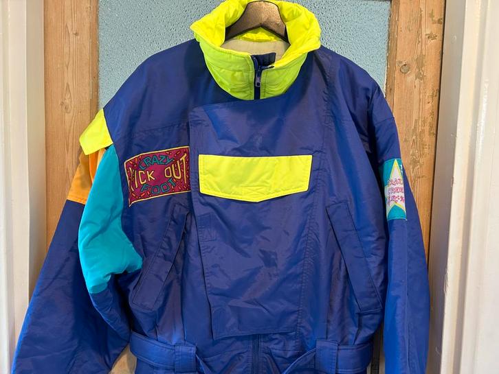 Retro Vintage Fout Skipak M 50, Kleding | Heren, Wintersportkleding, Zo goed als nieuw, Pak, Maat 48/50 (M), Ophalen of Verzenden