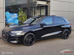 Audi A3 Sportback 40 TFSI e S Edition Panorama/B&O/Sfeer/Mat, Auto's, Zwart, 4 cilinders, 1535 kg, Leder en Stof