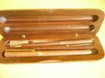 Mie18<> houten etui /pennenset, Verzenden, Zo goed als nieuw, Pennenset, Overige merken